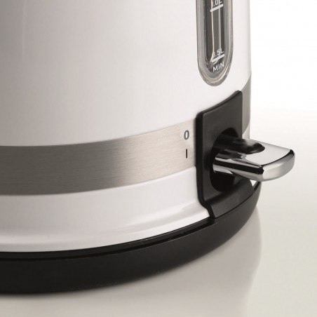 Електрическа кана Ariete MODERNA 2854/01, 2000W, 1.7 л, Термометър, 360C безжична основа, Подвижен филтър, Бял