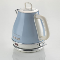 Електрическа кана Ariete VINTAGE 2868/05, 1630W, 1 л, Метален корпус, Бързо завиране, Безжична основа, Син