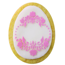 Комплект за великденска декорация Dr.Oetker 1879, 5 части, 4 декорации, 1 формичка, Неръждаема стомана, Сребрист