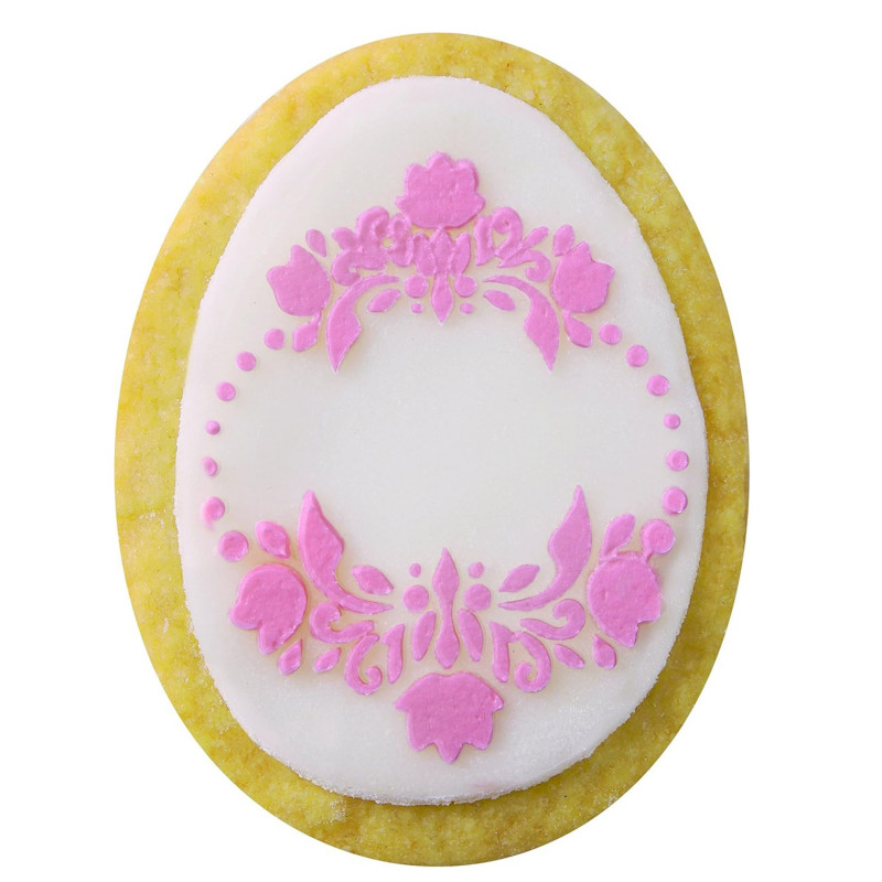 Комплект за великденска декорация Dr.Oetker 1879, 5 части, 4 декорации, 1 формичка, Неръждаема стомана, Сребрист