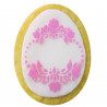 Комплект за великденска декорация Dr.Oetker 1879, 5 части, 4 декорации, 1 формичка, Неръждаема стомана, Сребрист