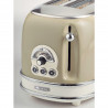 Тостер за хляб Ariete VINTAGE 0155/03, 810W, 2 филии, 3 функции, 6 степени, Подвижна тава за трохи, Бежов