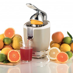 Цитрус преса Ariete VINTAGE JUICER 0413/03, 85W, Метално тяло, Безшумна работа, 2 приставки, Бежов