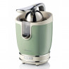 Цитрус преса Ariete VINTAGE JUICER 0413/04, 85W, Метално тяло, Безшумна работа, 2 приставки, Зелен