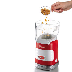 Машина за пуканки с горещ въздух Ariete PARTY TIME 2956/00, 1100W, Дозатор, Червен
