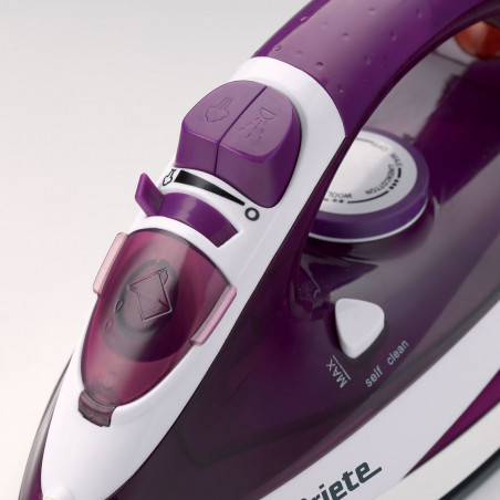 Ютия Ariete STEAM IRON 6235/00, 2000W, 0.3 л, Керамична плоча, Парна струя, Лилав
