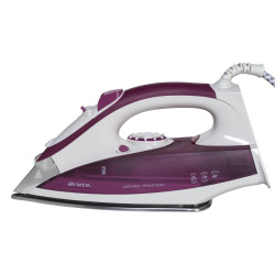 Ютия Ariete STEAM 6215/00, 2200W, 0.28 л, Стоманена плоча, Самопочистване, Розов