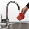 Ръчна прахосмукачка Ariete WET & DRY CORDLESS 2474/00, 400 мл, Батерия LI-Ion 1200 mAh/3.6V, Автономия 12 мин, Миещ се филтър, Черен/Червен