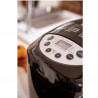 Хлебопекарна Mesko MS 6022, 1/1.5 кг, 850 W, 15 програми, LCD Дисплей, Двойна бъркалка, Подвижна кошница, Черен