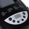 Хлебопекарна Mesko MS 6022, 1/1.5 кг, 850 W, 15 програми, LCD Дисплей, Двойна бъркалка, Подвижна кошница, Черен