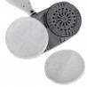 Моп за чистене с пара Adler AD 7052, 1300 W, 3 настройки, 0.550 л, 2 въртящи се глави, 2 режима на работа, Бързо загряване, Бял