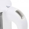 Електрическа кана Adler AD 1305, 1850/2200 W, 1.7 л, Сензорен контрол, Цветен LCD дисплей, Пет температурни настройки 40-100°C, Филтър против утаяване, Бял/златист