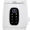 Електрическа кана Adler AD 1305, 1850/2200 W, 1.7 л, Сензорен контрол, Цветен LCD дисплей, Пет температурни настройки 40-100°C, Филтър против утаяване, Бял/златист