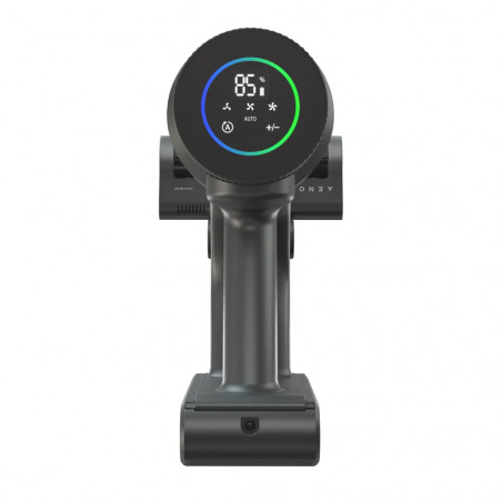 Вертикална прахосмукачка AENO SC2 ASC0002, 530W, 28 kPa, 800 мл, 4 нива, Сензорен LED панел, Миещ се MIF филтър, Сив