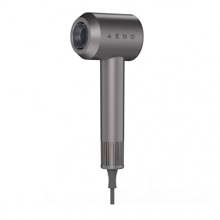 Сешоар AENO HD1 AHD0001, 1500W, Безчетков мотор, 3 скорости, 3 нива, Йонизация, Сив/Черен