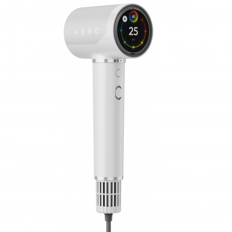 Сешоар AENO HD5 AHD0005W, 1500W, Безчетков мотор, 2 скорости, 3 нива, 67 dB, Функция AI, Гласов контрол, Бял