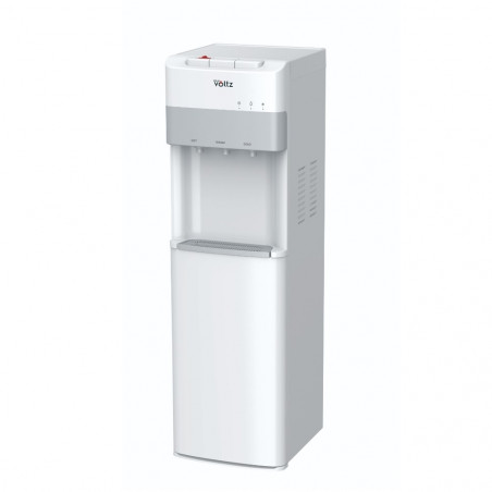 Диспенсър за вода с долно зареждане Oliver Voltz OV51449E, 500W/85W, 10-90 C, Компресорен, Топла вода 5л/час, Студена вода 2л/час, Бял