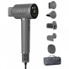 Сешоар AENO HD5 AHD0005G, 1500W, Безчетков мотор, 2 скорости, 3 нива, 67 dB, Функция AI, Гласов контрол, Сив