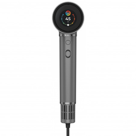 Сешоар AENO HD5 AHD0005G, 1500W, Безчетков мотор, 2 скорости, 3 нива, 67 dB, Функция AI, Гласов контрол, Сив