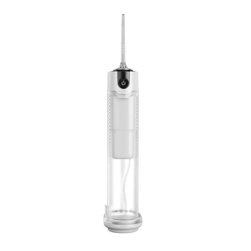 Дентален иригатор AENO DI3 ADI0003, 5 V, 10 W, 240 мл, 140 psi, 5 режима на почистване, 3 накрайника, Бял
