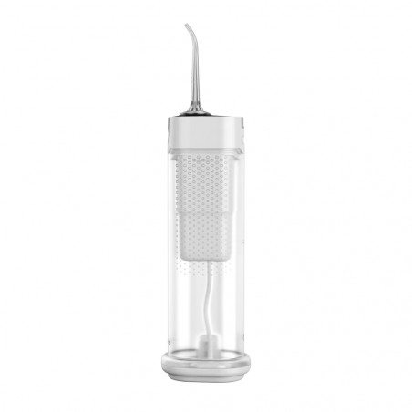 Дентален иригатор AENO DI3 ADI0003, 5 V, 10 W, 240 мл, 140 psi, 5 режима на почистване, 3 накрайника, Бял