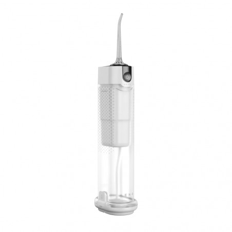 Дентален иригатор AENO DI3 ADI0003, 5 V, 10 W, 240 мл, 140 psi, 5 режима на почистване, 3 накрайника, Бял