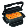 Електрическа скара Tefal OptiGrill+ Snacking&Baking GC714834, 2000W, 6 програми, Функция замразени храни, Незалепващо тефлоново покритие, Аксесоар за закуски и печене, Max 240C, Черен