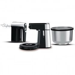 Миксер с купа Royalty Line RL-HM19015, 700W, 6 бъркалки, 3 л, Турбо, 5 скорости, Черен/инокс