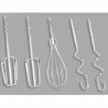 Миксер с купа Royalty Line RL-HM19015, 700W, 6 бъркалки, 3 л, Турбо, 5 скорости, Черен/инокс
