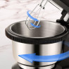 Миксер с купа Royalty Line RL-HM19015, 700W, 6 бъркалки, 3 л, Турбо, 5 скорости, Черен/инокс
