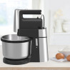 Миксер с купа Royalty Line RL-HM19015, 700W, 6 бъркалки, 3 л, Турбо, 5 скорости, Черен/инокс