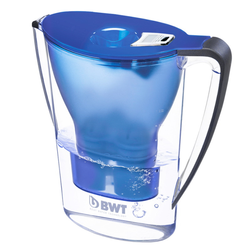 Кана за филтриране на вода Nitec BWT B704 Penguin, 2.7 л, Обогатяване с магнезий, Без BPA, Син