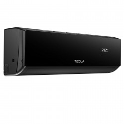 Инверторен климатик Tesla TT34EX82BM-1232IAW, 12000 BTU, A++/A+, 25 м2, Турбо, Wi-Fi, Йонизатор, Самопочистване, Самодиагностика, LED, Черен