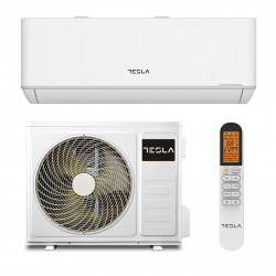 Инверторен климатик Tesla TT68TP21-2432IAW, 24000 BTU, A++/A+, 40 м2, Wi-Fi, Турбо, Супер тих, 4 скорости, Самопочистване, Йонизатор, Бял