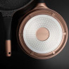 Комплект тенджери и тигани Royalty Line RL-ES1014M Copper, Лят алуминий, 14 части, Мраморно покритие, Меден