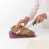 Нож за хляб Brabantia Tasty+ 1001162, 20 см, Закалена стомана, Устойчив на надраскване и корозия, Тъмносив