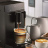 Кафеавтомат Ariete Diadema Automatica 1452/00, 1.5 л, Вградена мелачка, 1350W, 19 bar, Сензорен дисплей, Стиймър, Черен