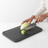 Готварски нож Brabantia Tasty+ 1001163, 20 см, Закалена стомана, Устойчив на надраскване и корозия, Тъмносив
