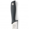 Нож за месо Brabantia Tasty+ 1001164, 20 см, Закалена стомана, Устойчив на надраскване и корозия, Тъмносив