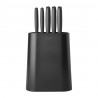 Комплект ножове 5 бр Brabantia Tasty+ 1001177, Закалена стомана, Устойчиви на надраскване и корозия, Тъмносив