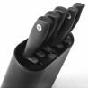 Комплект ножове 5 бр Brabantia Tasty+ 1001177, Закалена стомана, Устойчиви на надраскване и корозия, Тъмносив
