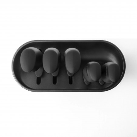 Комплект ножове 5 бр Brabantia Tasty+ 1001177, Закалена стомана, Устойчиви на надраскване и корозия, Тъмносив