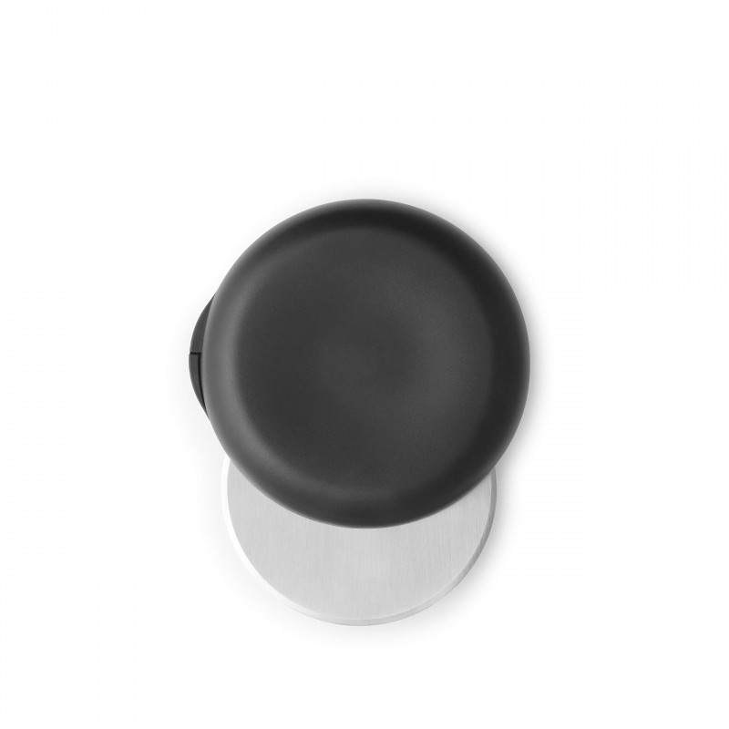 Нож за пица Brabantia Tasty+ 1001175, Компактен, Предпазител, Закалена стомана, Тъмносив
