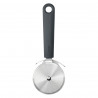 Нож за пица Brabantia Tasty+ 1008888, Предпазител, Халка за окачване, Закалена стомана, Тъмносив