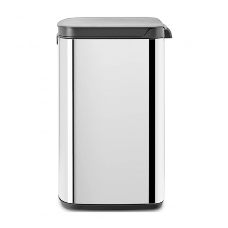 Кош за боклук Brabantia Bo Small 1006630, 7 л, Плавно и безшумно отваряне, Противоплъзгаща основа, Инокс