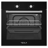 Фурна за вграждане Tesla BO300SB, 2300 W, 56 л, 5 програми, Клас А, Почистване с пара, Черен