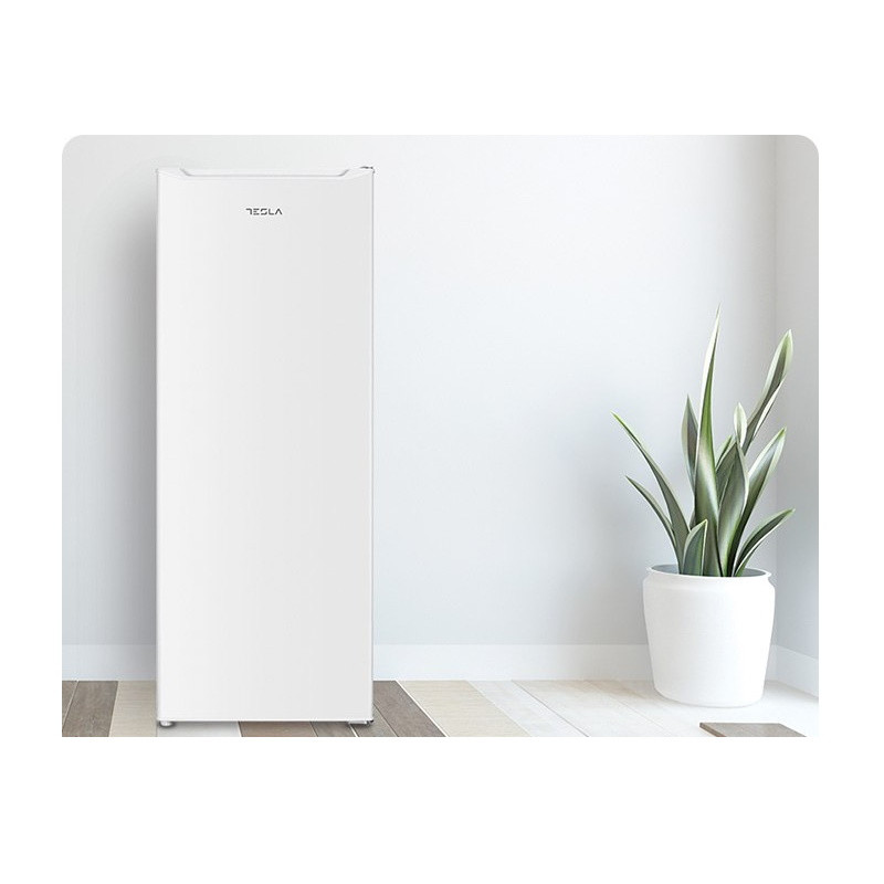 Фризер Tesla RU1700HE, 100W, 168Л, Енергиен клас E, Обръщаща се врата, Тиха работа, Бял