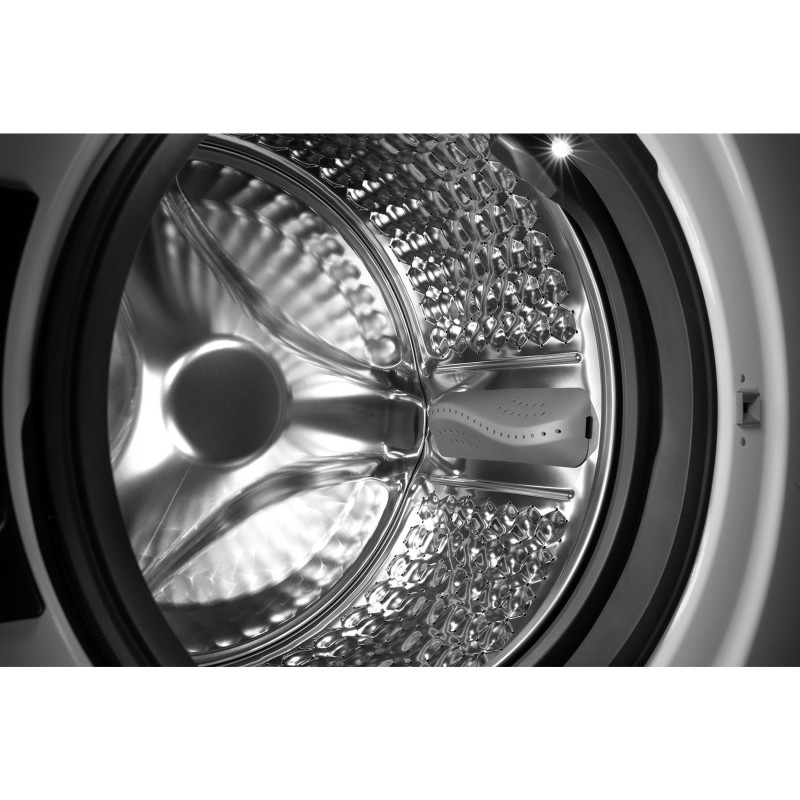 Пералня с предно зареждане Tesla WF91480TS, 1900W, 9 кг, 60 л, 14 програми, 1400 об/мин, Клас A, Steam Care, LED, Сребрист