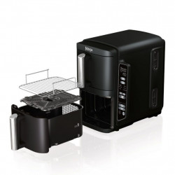 Фритюрник с горещ въздух Ninja SL300EU, 2470W, 7.6 л, 40-240C, 2 кошници, 6 програми, Синхронизирано готвене, Таймер, Автоматично спиране, Черен