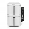 Двоен фритюрник с горещ въздух Ninja SL400EUWH, 2470W, 9.5 л, 2 кошници, 6 програми, Max Crisp, Функции Sync и Match, Бял